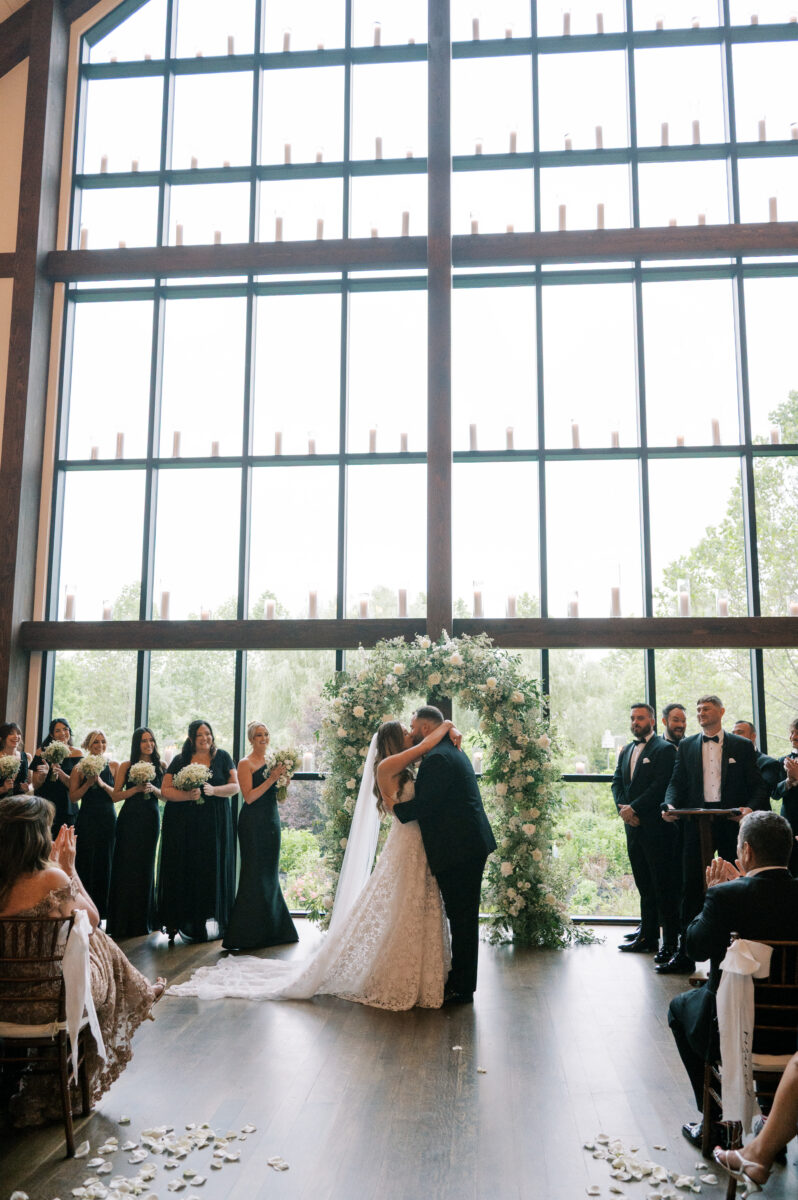 Farmhouse ceremony