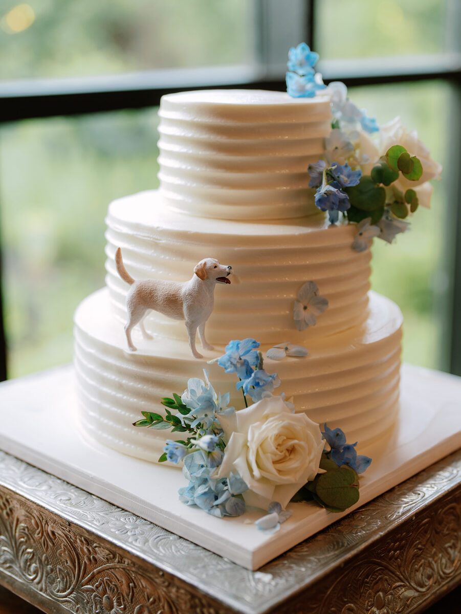 Personalized Dog Cake Topper, Eating Cake Dog
