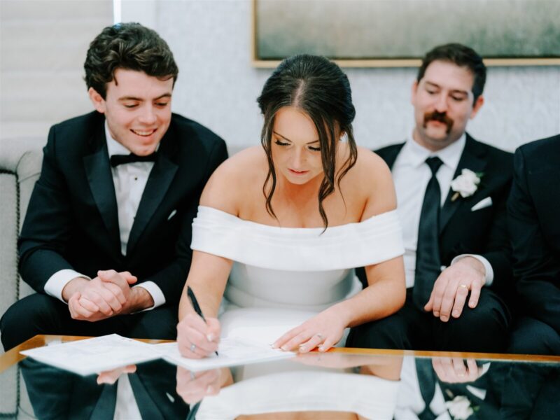New Jersey Wedding Marriage License Signature