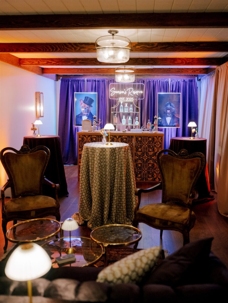 Wedding Reception Lounge Speakeasy
