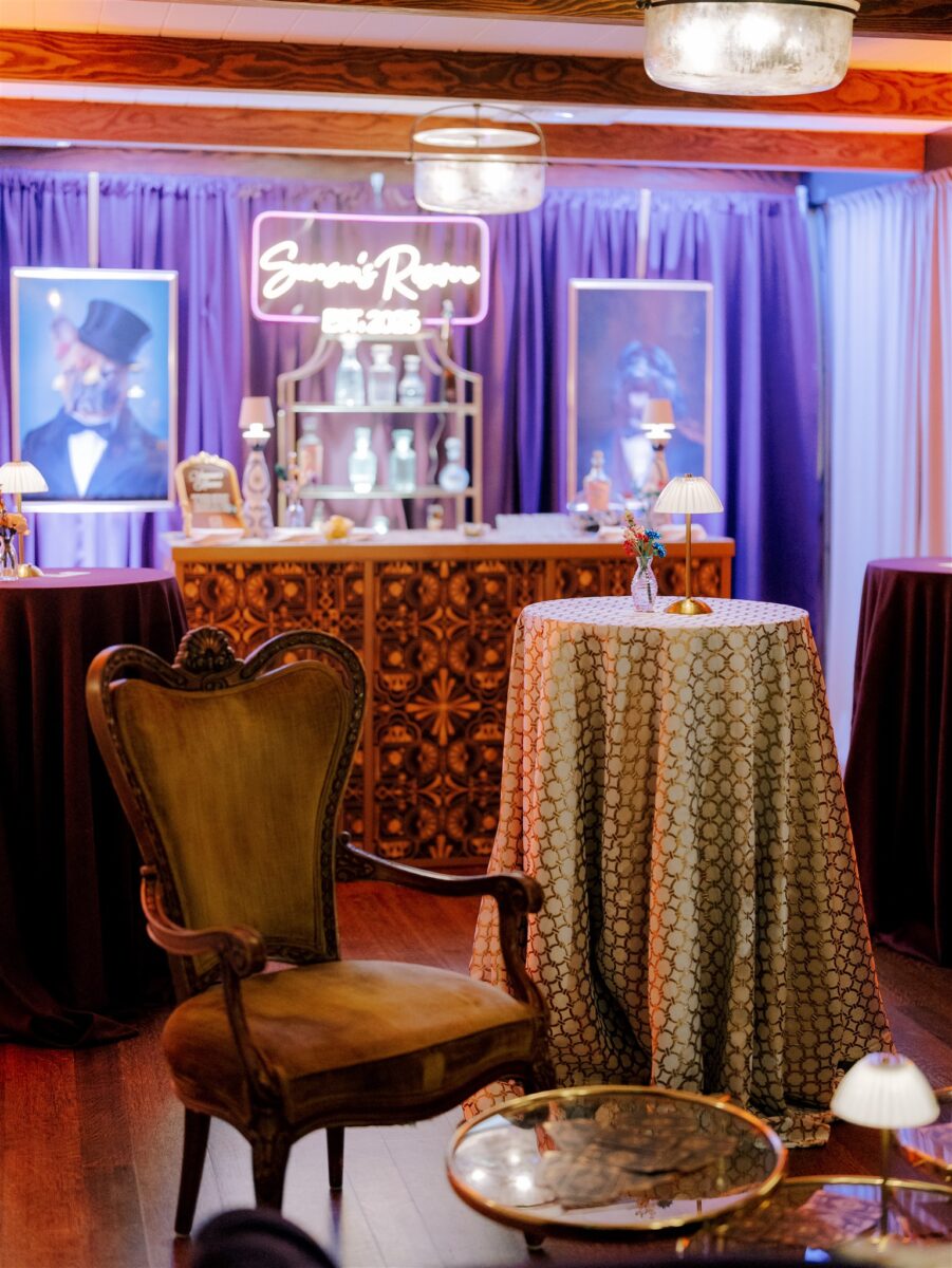 Timeless Speakeasy Wedding Decor