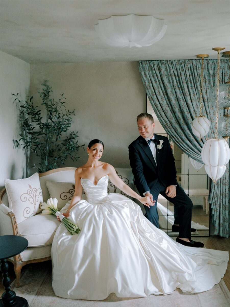 Dramatic Wedding Portraits, Rustic Modern Wedding Venue