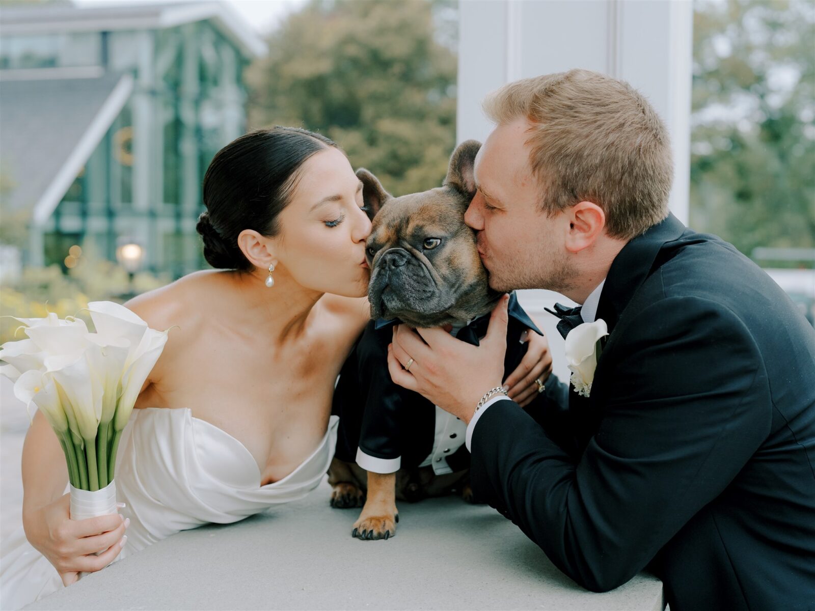 French Bulldog Tux, Dog Ring Bearer, Dog Wedding Venue NJ