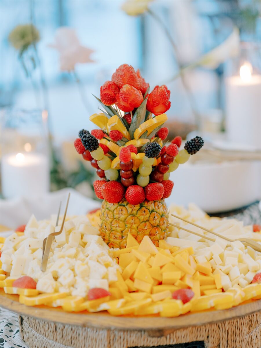 Cheese and Fruit Display