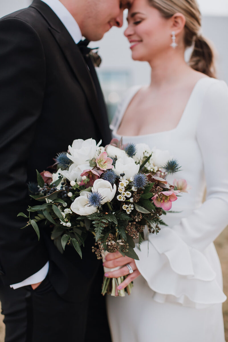 early spring wedding bridal bouquet