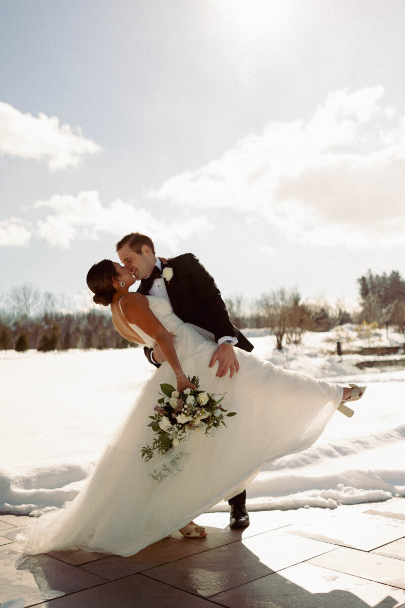 Winter Wedding Crossed Keys Estates Bride and Groom Portraits. Newlywed Wedding Portraits. Newly Engaged? Winter Wedding