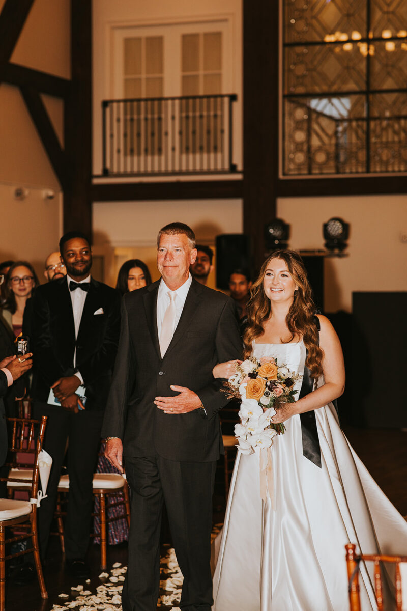 Indoor wedding ceremony