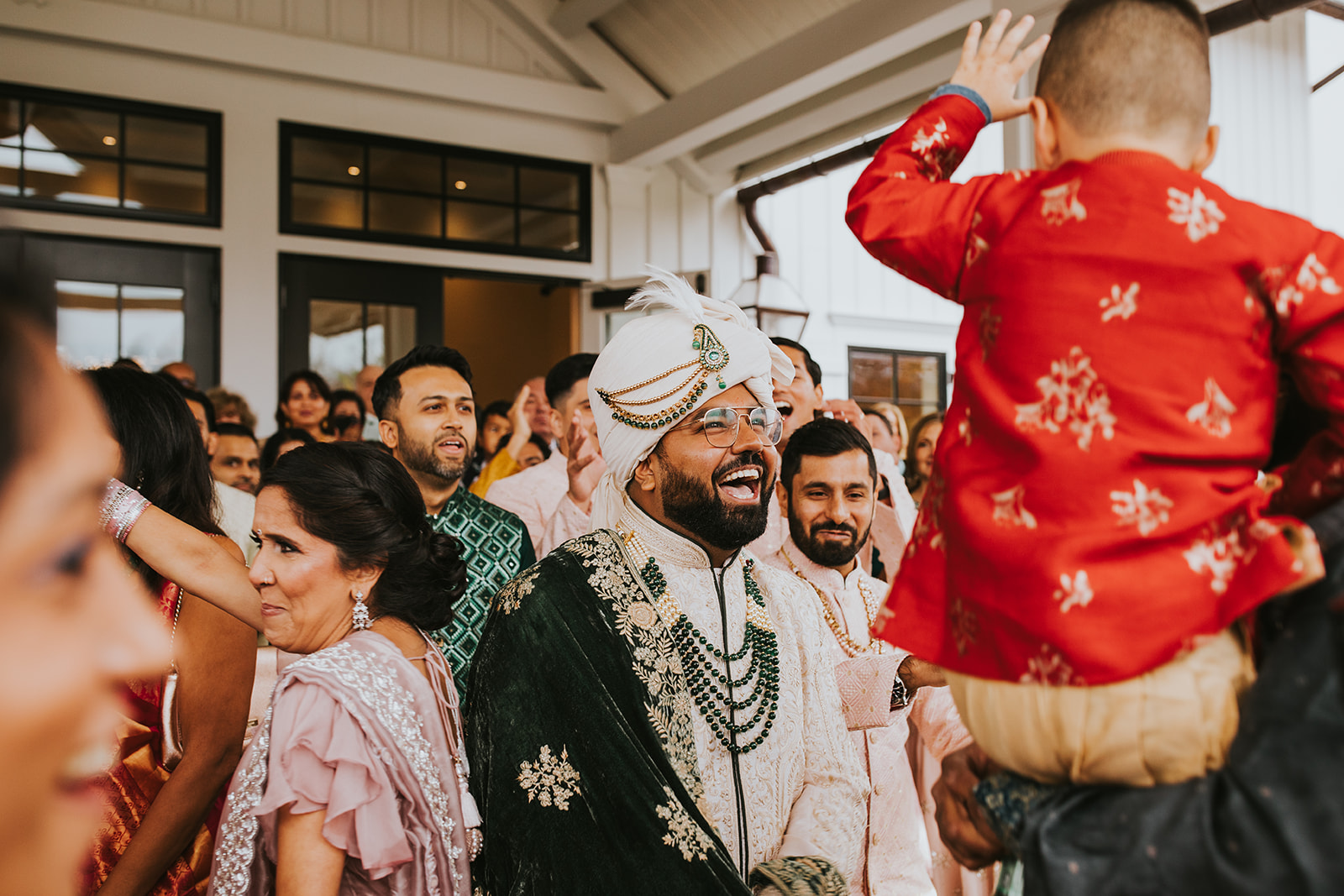 Baraat celebration details Indian wedding heritage Crossed Keys Estate NJ