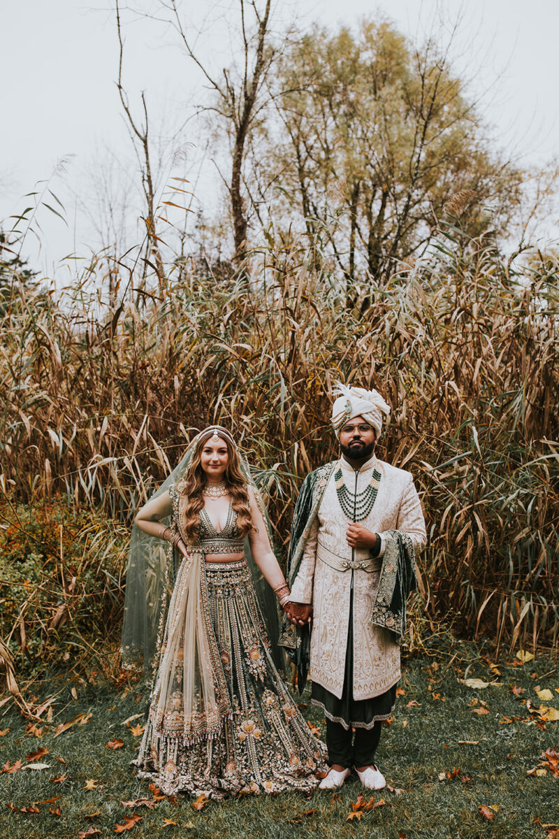 Shannon & Mitten Romantic Fall Indian Wedding at Crossed Keys Estate