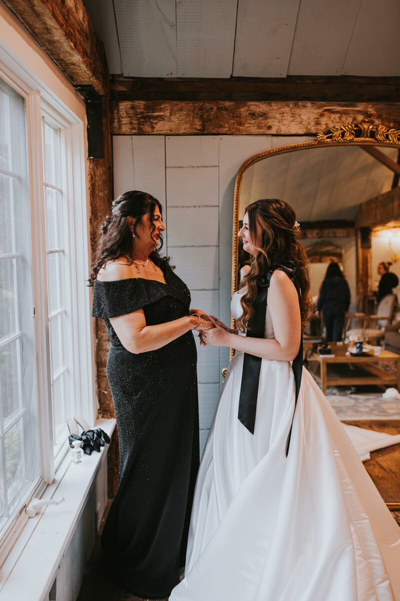 Galia Lahav ballgown shoulder bow details American wedding fashion New Jersey