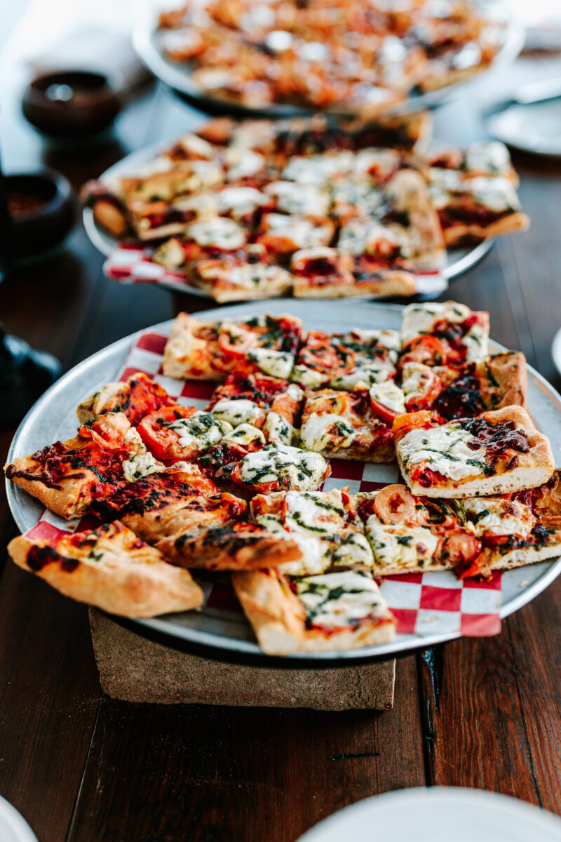 cocktail hour pizza station