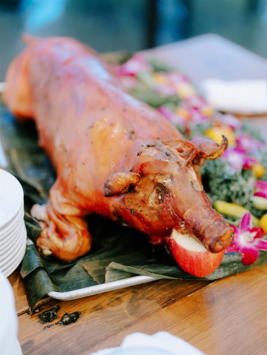 suckling pig, whole roasted pig, pig roast. Lechon