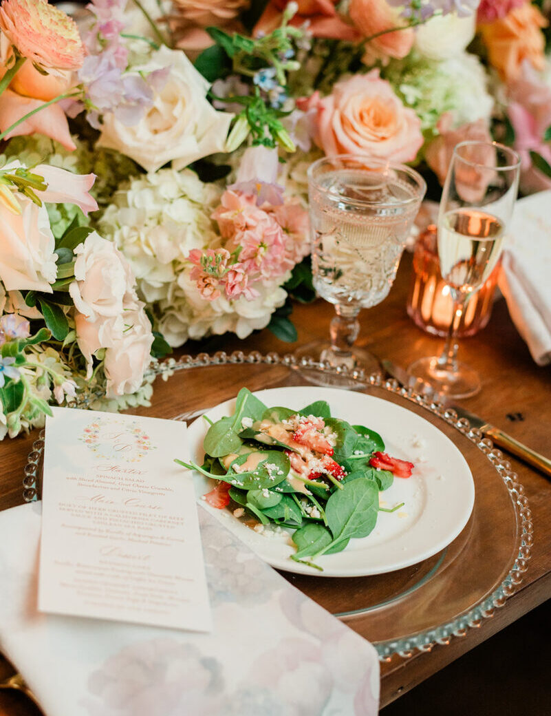 wedding reception salad