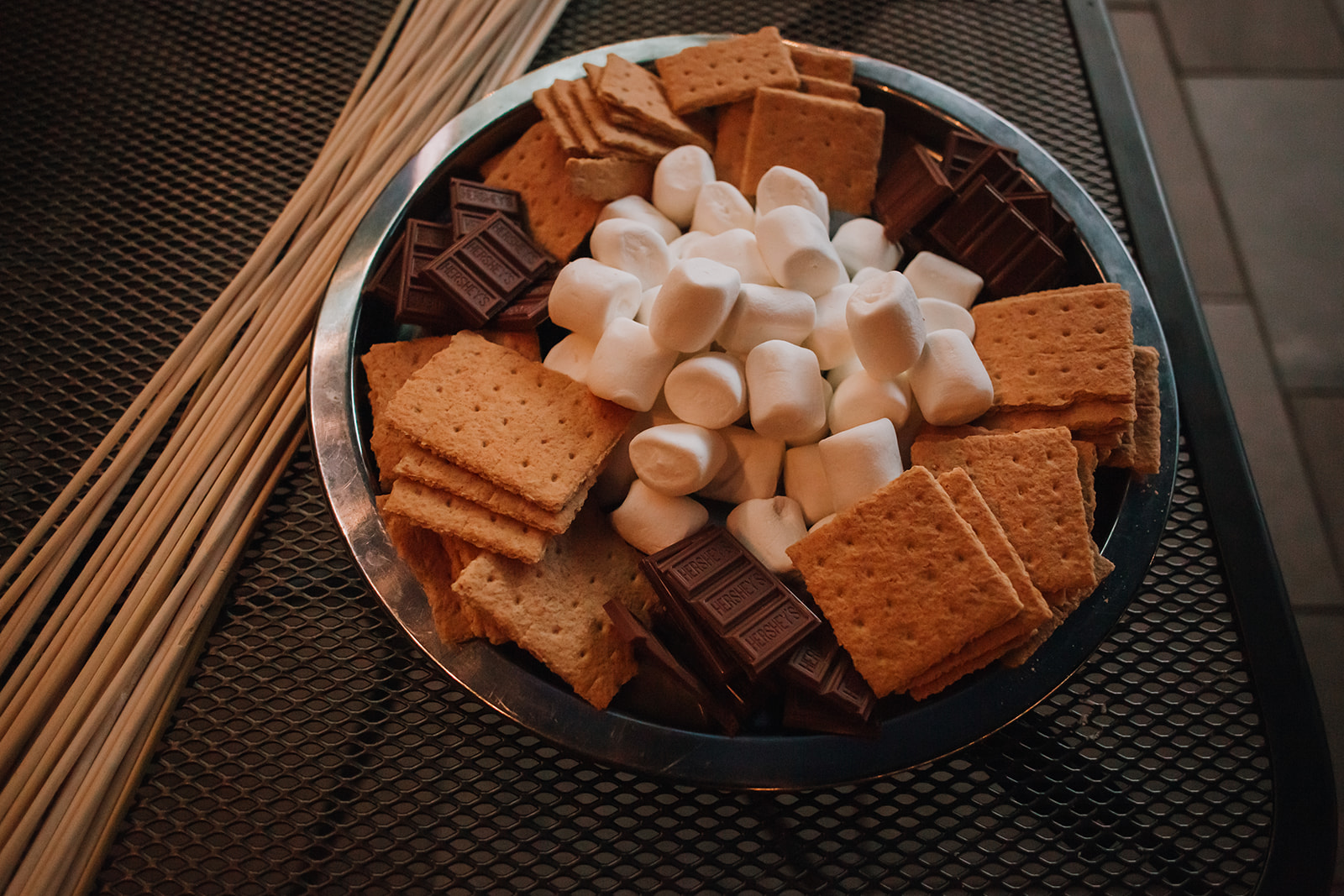 smores by the firepit