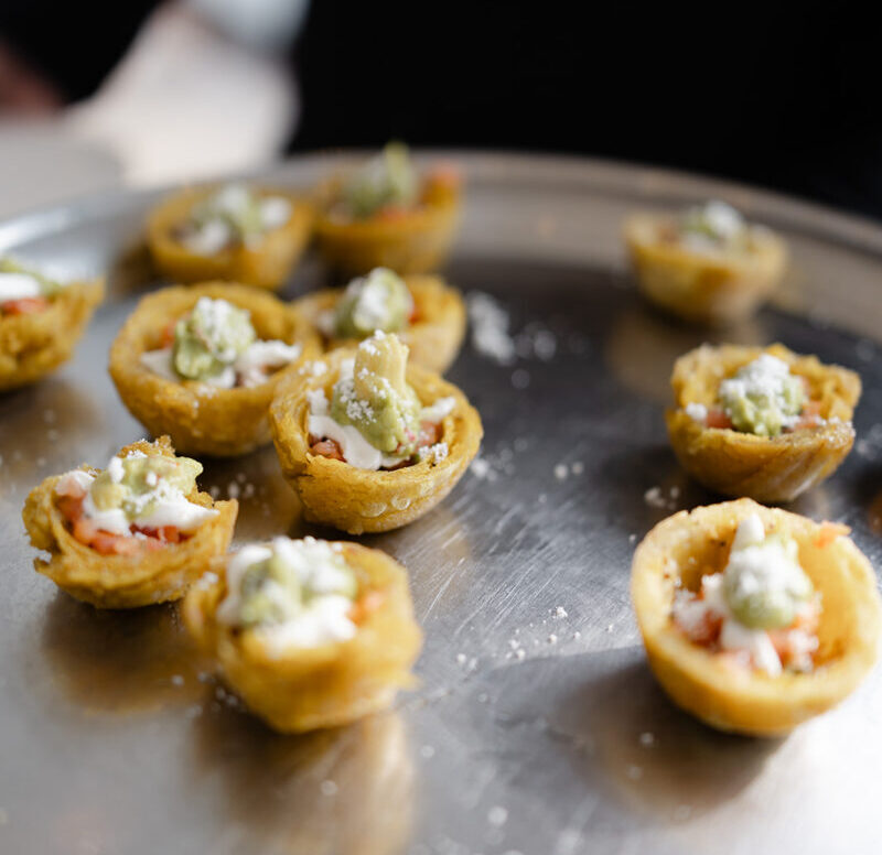 Tostones with Guacamole & Pico