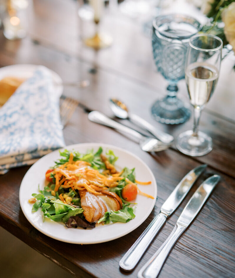 Glazed Pear Salad with Apple Cider Vinaigrette