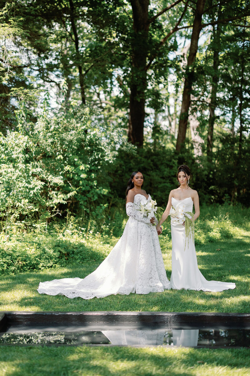 US Weekly Bravo's The Valley - Jasmine and Melissa's Garden Wedding
